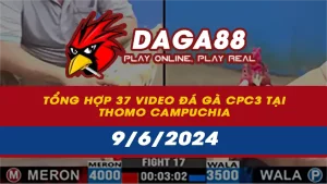 Tổng hợp 37 Video đá gà CPC3 tại Thomo Campuchia ngày 9/6/2024